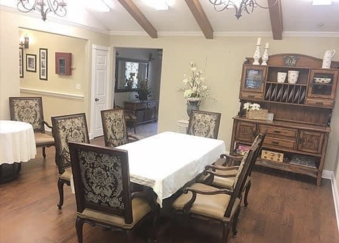 Dining room at Grace Residential Care Home